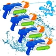 thumbnail image 1 of Kyfree Water Gun - 4 Pack 300CC High Capacity Super Water Soaker Blaster Squirt Guns, 1 of 8
