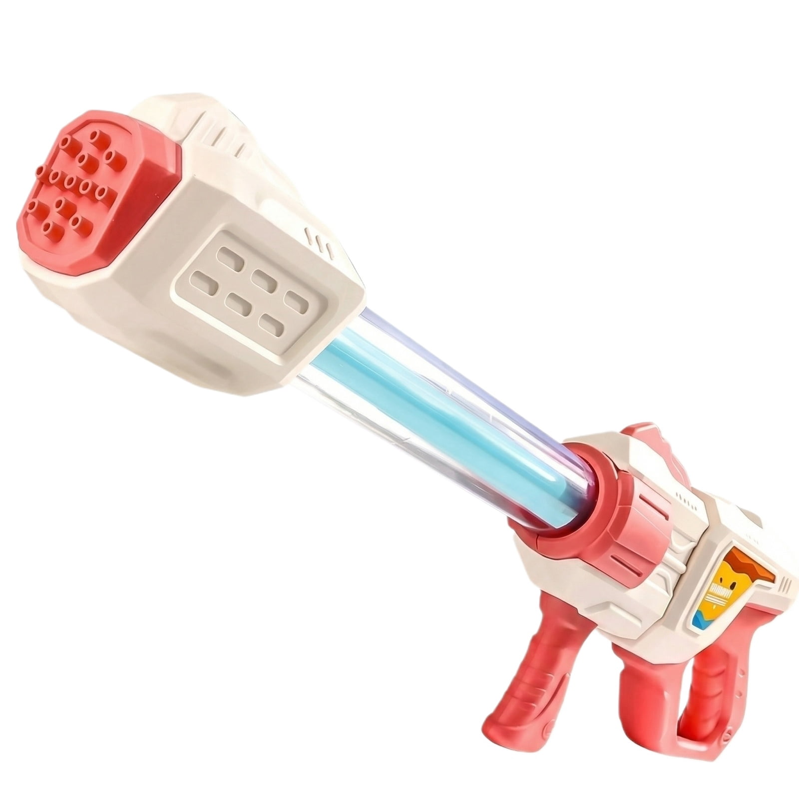 Water Gun, Pump Action Gun, 13 Hole 18 In, Hand Pump Water, Summer Fun for Student Outdoor, Pool for Backyard, Pink Finish, 1 Pc