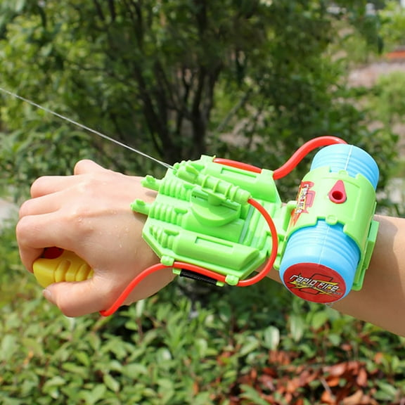 Water Gun Toy Under $5! Yannianjz Wrist Mounted Water Shooter, Hand Water Gun Toy for Summer, Beach, Pool, Squirt Gun forKidsOutdoor Play, Refillable Water Blaster for Fun, Safe Water Toy forChildren