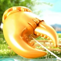 Water Gun Toy, Crab Claw Shooter with Press Trigger, 5-Inch Long-Range Squirt Pool Toy for Outdoor Water Fights and Beach Fun