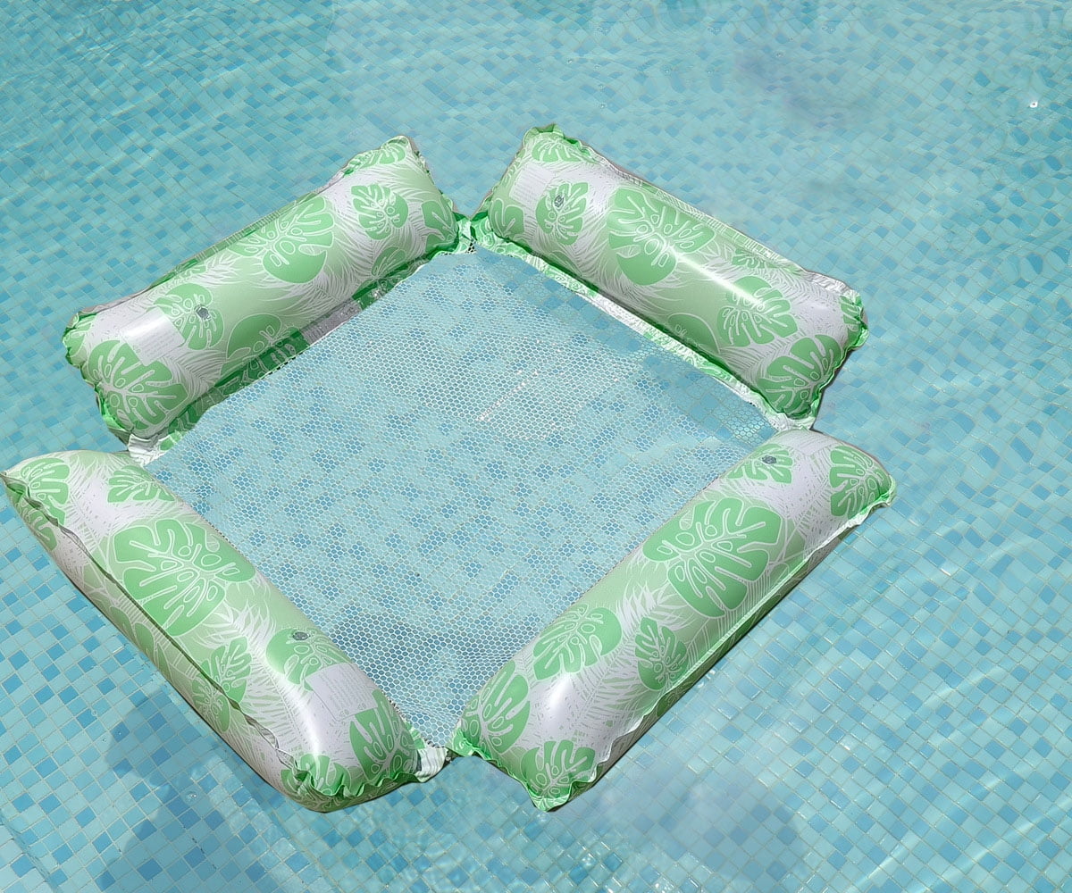 Water Hammock Recliner Inflatable Floating Swimming Mattress Pool Float Mats Sea Mattress Pool