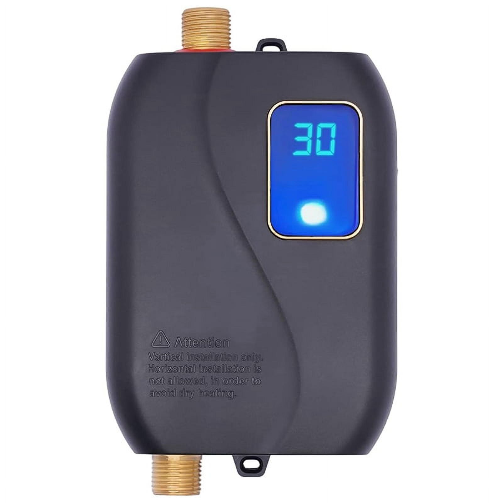 Water Heater, 3000W WallMounted Instant Hot Water Heater with LED for