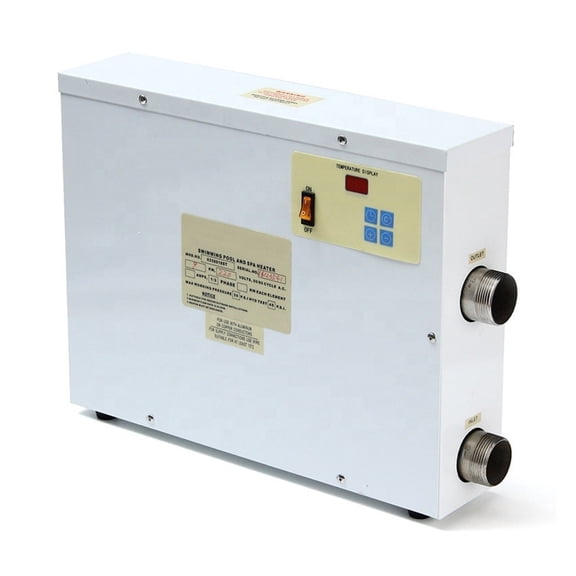 Water Heater 9KW Electric Swimming Pool And SPA Bath Heating Tub Water Heater Constant Temperature Pool Accessories ,Easy to Operate