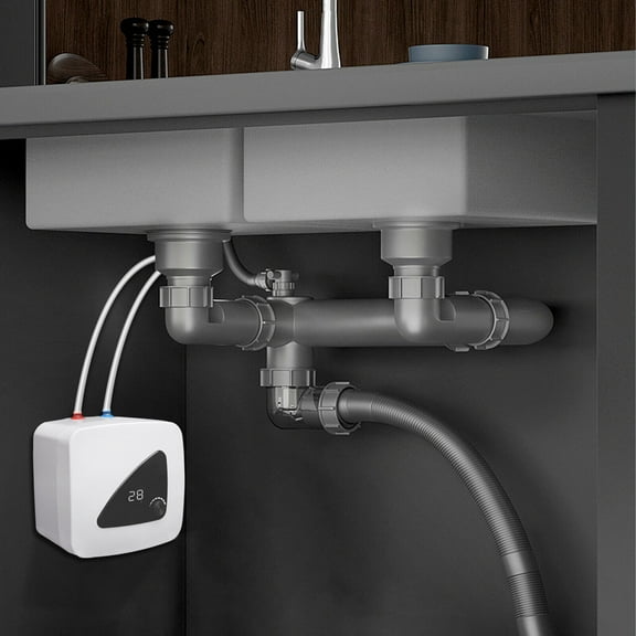 Water Heater Electric Mini-Tank, 110V 4 Gallons 1.5KW Instant Point of Use Hot Water Heater for Rv Trailer Bathroom Kitchen Under Sink Counter Cupboard, Calentador de Agua Electrico 15L