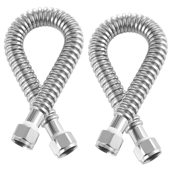 Water Heater Flex Connector 18 Inch 3/4 Inch FIP x 3/4 Inch FIP ...