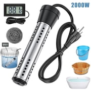 Water Heater and Immersion Water Heater,2000W Portable Electric Water Heater,Dry Burn Protection for Bucket Heater,Bathtub Heater, Pool Heater,Bucket Heater 5 Gallon -Water Heater Electric