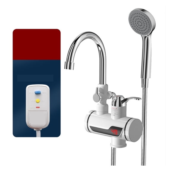 Water Heater Shower ,Kitchen Faucet ,Electric Water Heater 3000W Electric Cold Heating Tap Shower - Easy DIY Install