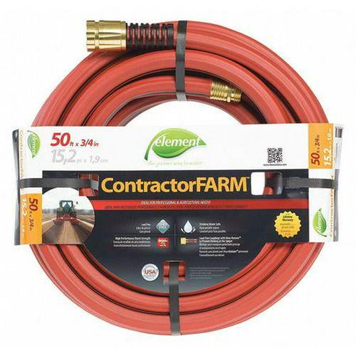 Water Hose, Reniforced Virgin PVC, 3/4 ID