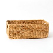Water Hyacinth Toilet Basket - 16" for Toilet Side, Slim Shelf & Gap