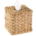 thumbnail image 1 of Water Hyacinth Wicker Rectangular Tissue Box Cover, 1 of 6