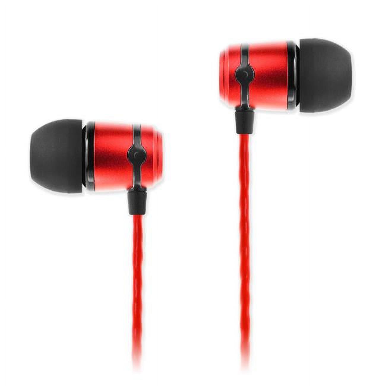 Water & Ice Inner Ear Headphones, Red, E50 - image 1 of 8