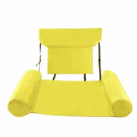 Water Inflatable Recliner Floating Bed Hammock Foldable Double Backrest Floating Row