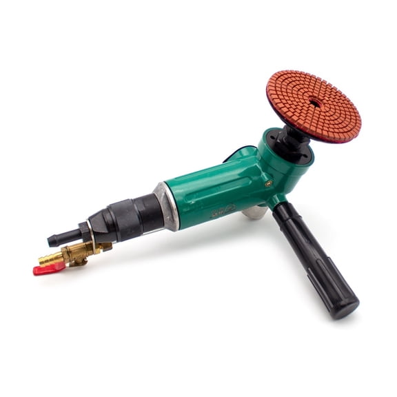 Water Injection Type Pneumatic Polishing Machine Stone Air Polisher Marble Wind Grinder 100MM 10000RPM