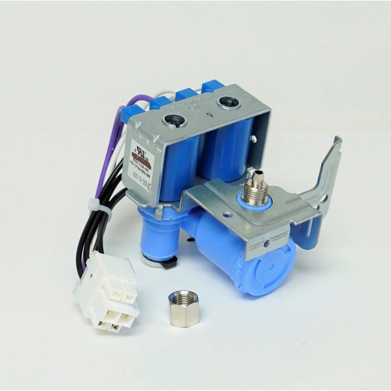 Water Inlet Valve Replacement For Samsung RS25J500DSR RS261MDPN/XAA RS261MDBP/XAA RS261MDRS/XAA RS25J500DSR/AA RS263TDBP/XAA RS263TDPN/XAA RS25J500DWW RS25J500DWW/AA RS261MDWP/XAA Refrigerator