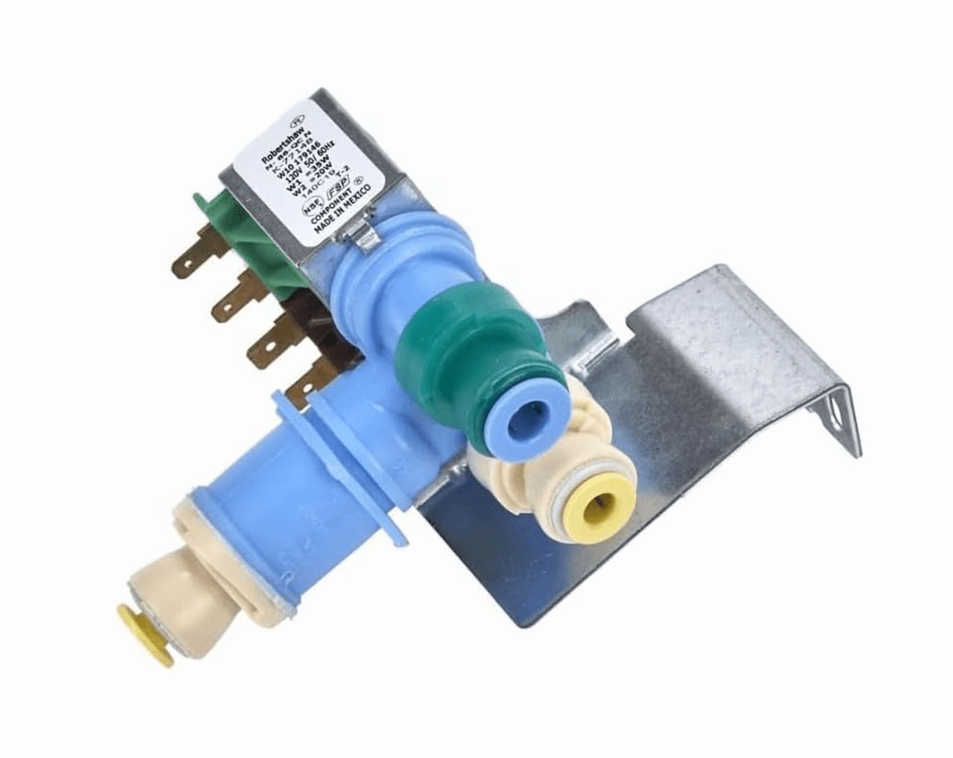 Water Inlet Valve Replacement For Whirlpool WRS325FDAB02 WRS325FDAB04 WRS325FDAT04 WRS325FDAM04 WRS325FDAT02 WRS325FDAB05 WRS325FDAW01 WRS325FDAB06 WRS325FDAM01 WRS325FDAM02 WRS325FDAD02 Refrigerator