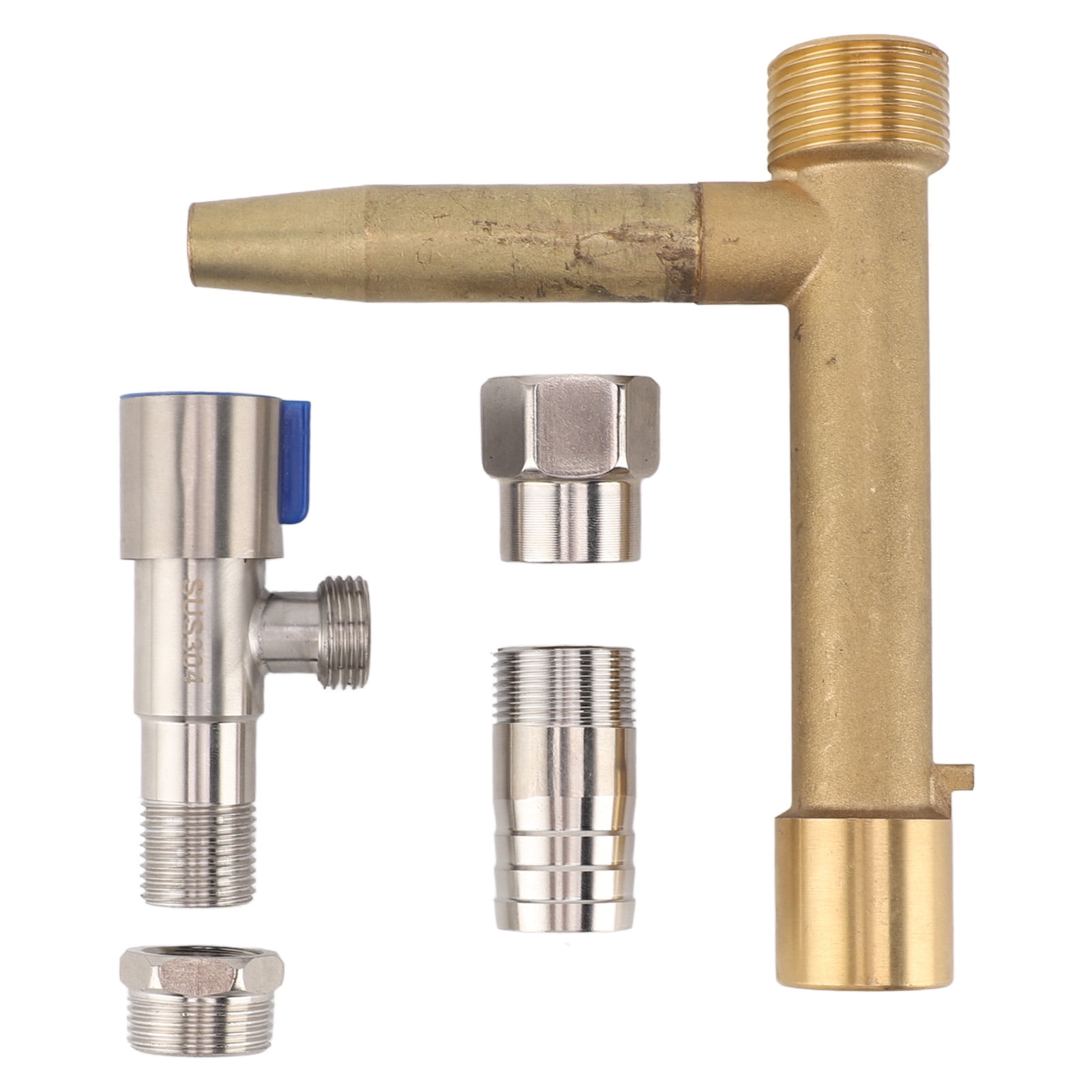 Water Intake Valve Key G1 Thread Brass Stainless Steel Quick Coupler ...