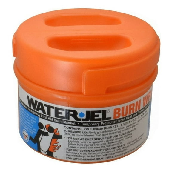 Water-Jel Burn Blanket in Canister (3' x 2 1/2') - New Formula
