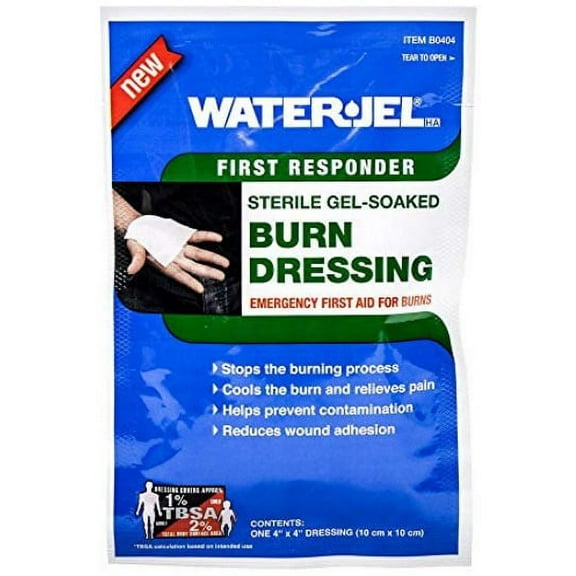 Water- Jel,Burn Dressing - 4" x 4" - Each