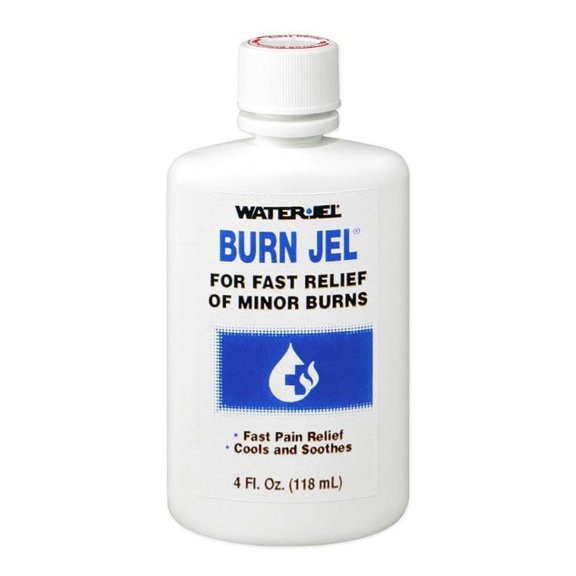 Water-Jel Burn Jel Fast Pain Relief 4 oz Squeeze Bottle Cools and Soothes for Fast Relief of Minor Burns - 1 Bottle