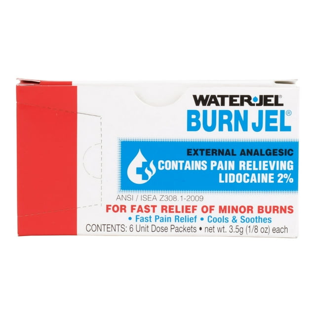 Water Jel Burn Product, 4 in L, Burn Treatment