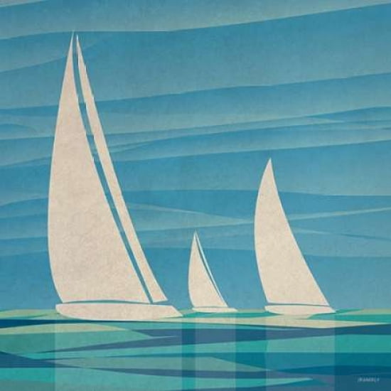 Water Journey I Canvas Art - Dan Meneely (24 x 24)