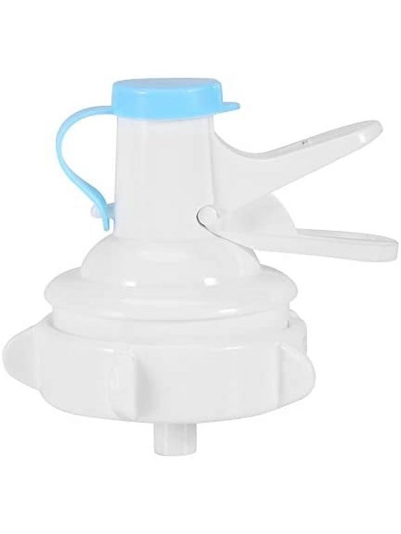 Water Jug Dispenser Valve Water Jug Cap Bottle Spout Reusable Plastic Spigot Faucet for 55mm Non Threaded Crown Top Drinking Bottle