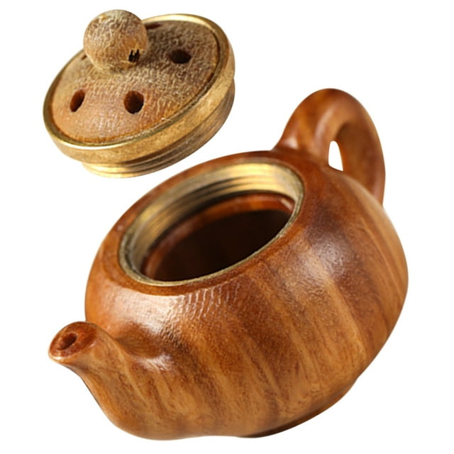 Water Kettle Wooden Ornament Table Top Decor Chinese Style Mini Teapot