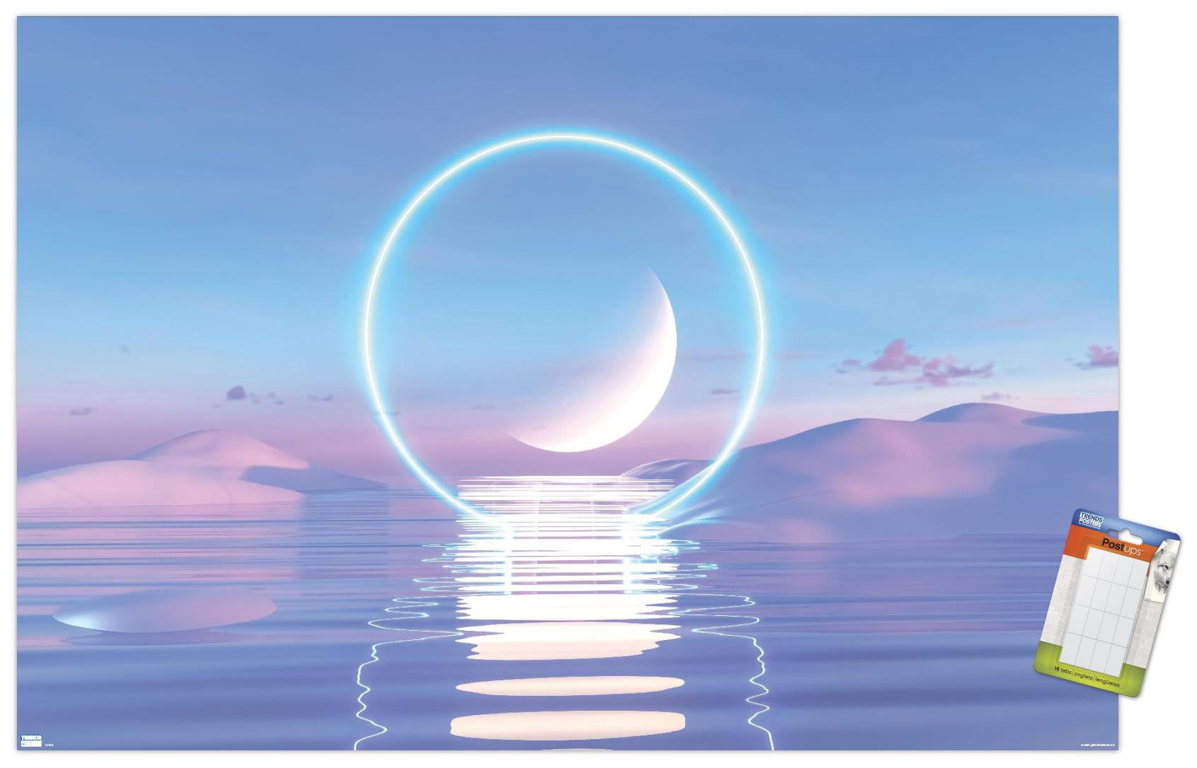 Water Landscape Wall Poster, 22.375" x 34"