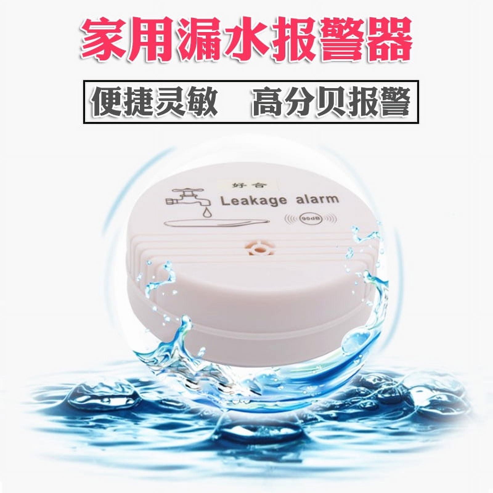 Water Leak Detector Sink Overflow Monitoring Device Bathroom Water