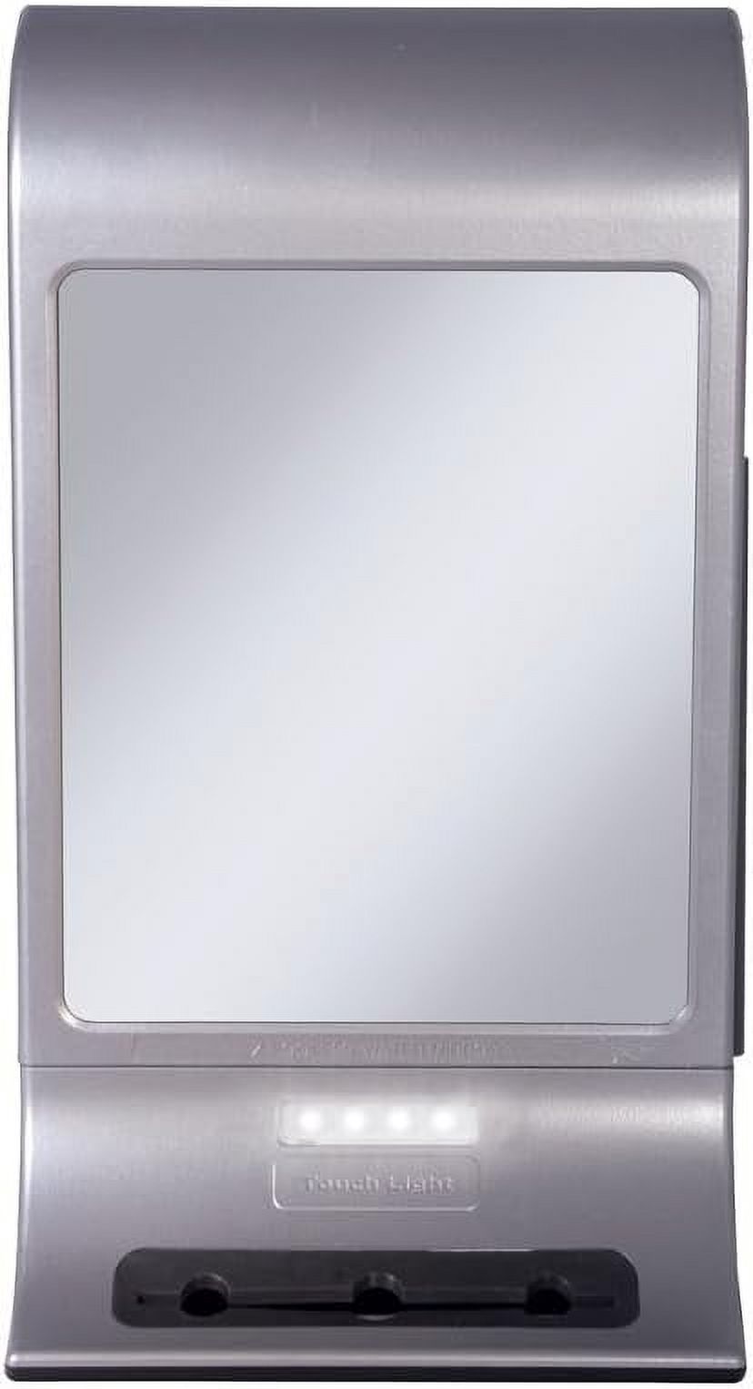 Water Led Light Like Finish Z'fogless Mirror With Touch Panel Stainless