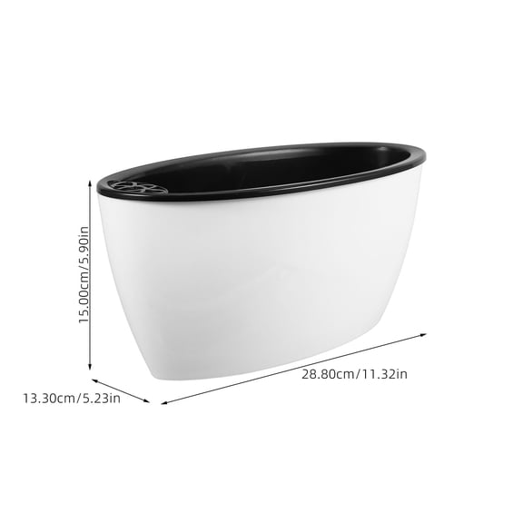 Automatic Self Watering Flower Pot for Indoor Plants, 1 Set Plant Container with Water Reservoir for Easy Gardening