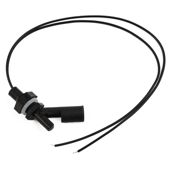Water Level Sensor Horizontal Float Switch for Tank Pool Tube Side Mount Liquid Control Device Durable Reed Switch Black
