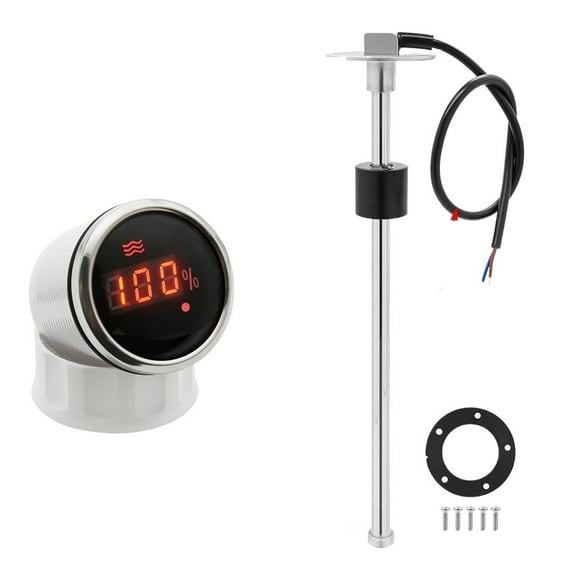 Water Level Sensor Length 1250mm With 12 Meter Signal Is 0-190 Ohm (0 Ohm Is Empty And 190 Ohm Is Full ) With Gauge ,Easy to Install