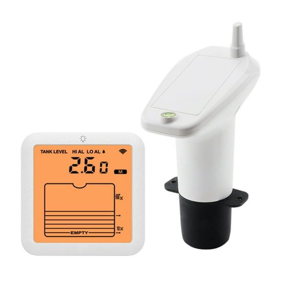 Water Level Sensors With High Low Alarms Wireless Liquid Measurement And Flexible Wall Table Mounting
