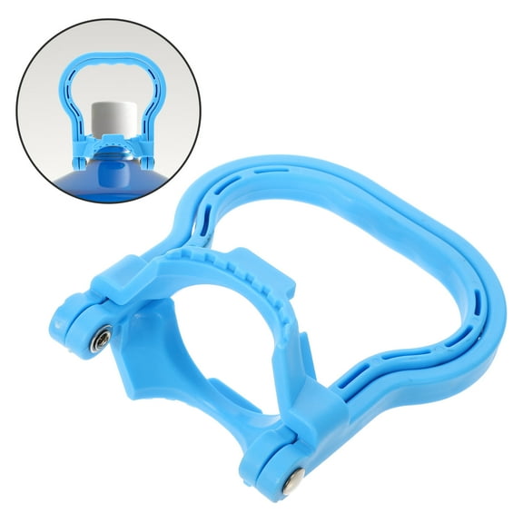 SEWCHICS Ergonomic Sky-Blue Water Jug Handle Carrier for Heavy Bottles