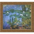 thumbnail image 1 of Water Lilies 20x20 Gold Ornate Wood Framed Canvas Art by Monet, Claude, 1 of 2