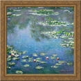 thumbnail image 1 of Water Lilies 20x20 Gold Ornate Wood Framed Canvas Art by Monet, Claude, 1 of 2