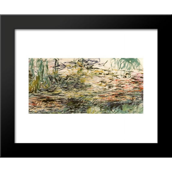 Water Lilies 20x24 Framed Art Print by Monet, Claude