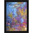 thumbnail image 1 of Water Lilies 28x38 Large Black Ornate Wood Framed Canvas Art by Claude Monet, 1 of 2