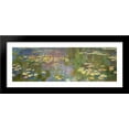 thumbnail image 1 of Water Lilies 40x16 Large Black Wood Framed Print Art by Claude Monet, 1 of 2