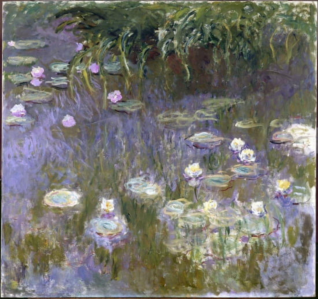 Water Lilies Canvas Art - Claude Monet (18 x 24)