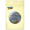thumbnail image 1 of Water Lilies Claude Monet Pinback Button Pin Badge, 1 of 2