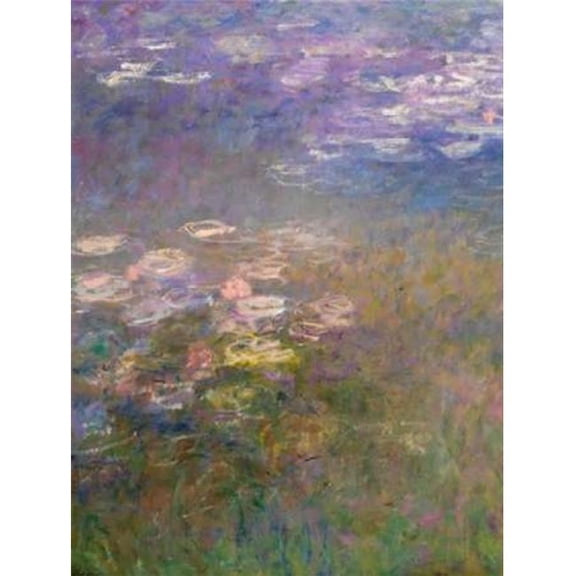 Water Lilies I Poster Print by Claude Monet