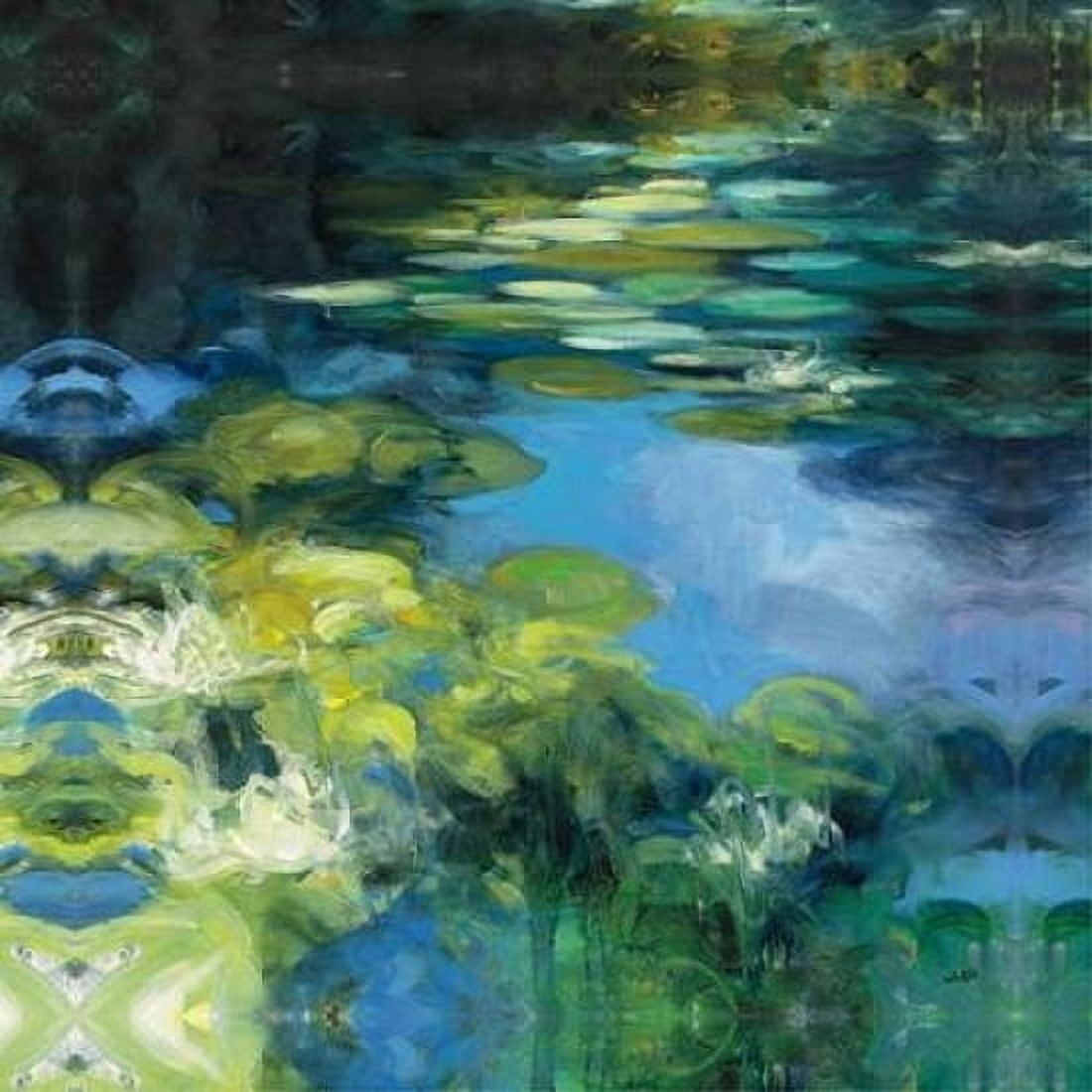 Water Lilies III Canvas Art - Julia Purinton (24 x 24)