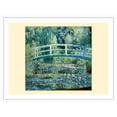 thumbnail image 1 of Water Lilies and Japanese Bridge - Giverny Gardens France - From an Original Color Painting by Claude Monet c.1899 - Fine Art Matte Paper Print (Unframed) 24x32in, 1 of 4