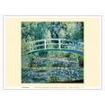 thumbnail image 1 of Water Lilies and Japanese Bridge - Giverny Gardens France - From an Original Color Painting by Claude Monet c.1899 - Master Art Print (Unframed) 9in x 12in, 1 of 4