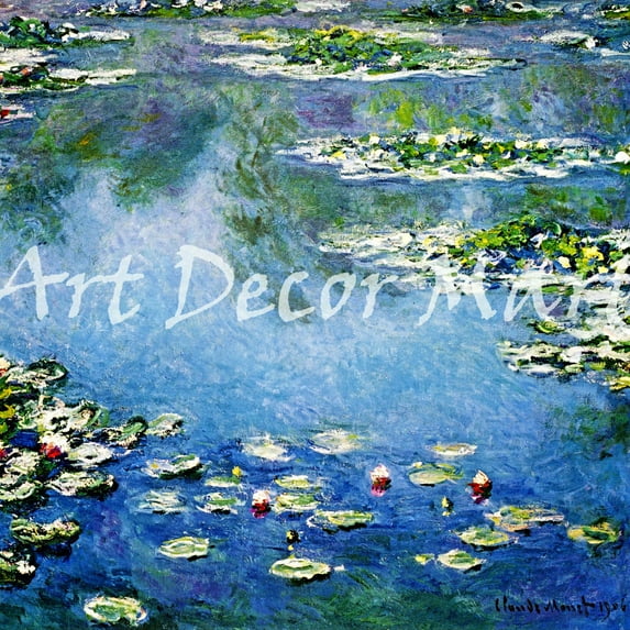Water Lilies- Monet- CANVAS OR FINE PRINT WALL ART