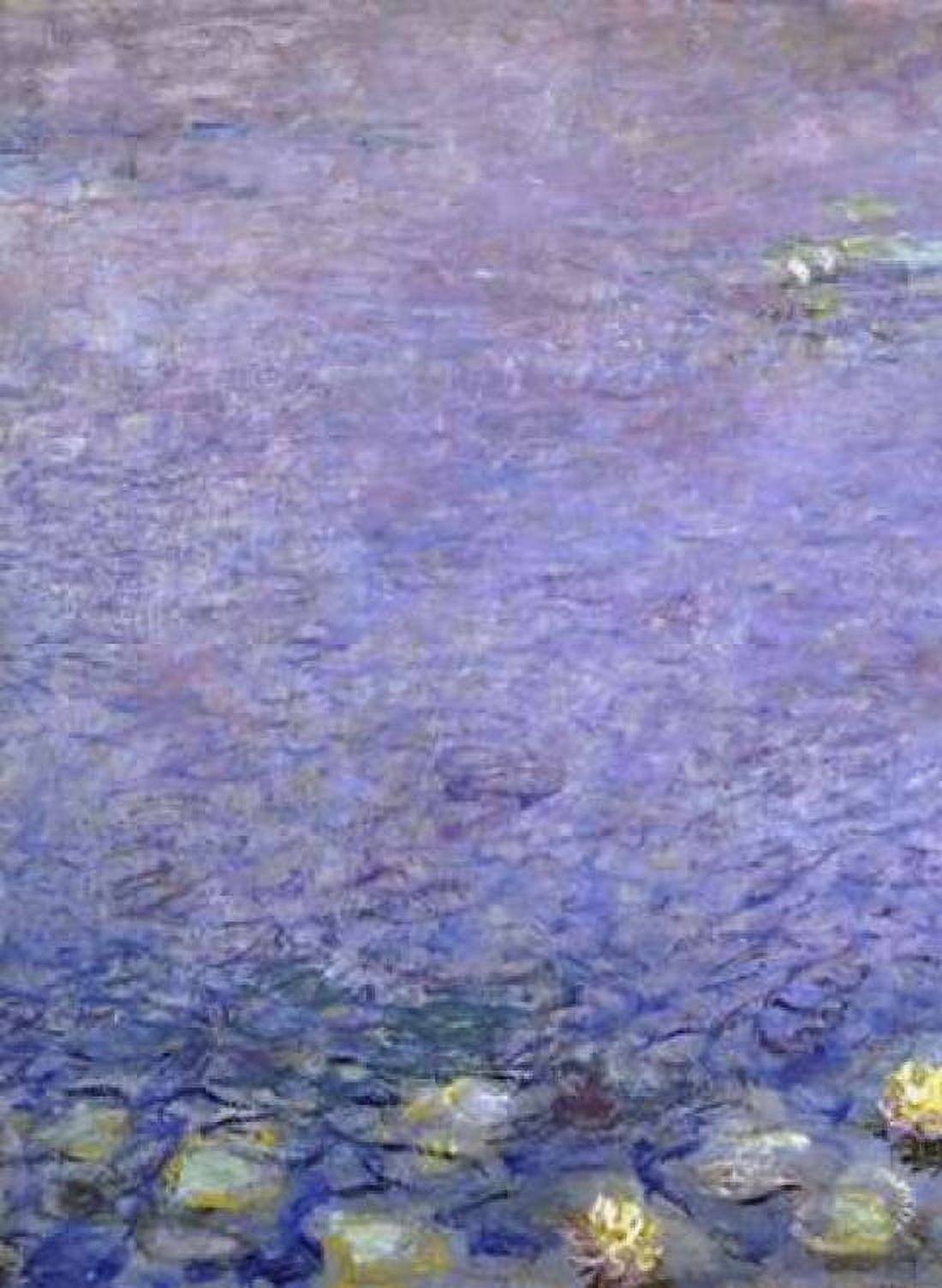 Water Lilies Morning c 1914-26 - left Canvas Art - Claude Monet (18 x 24)