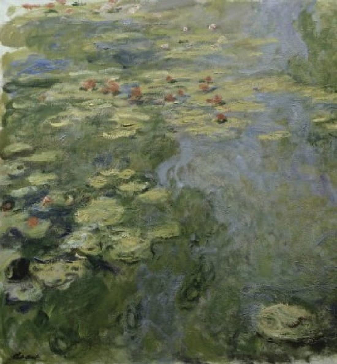 Water Lilies (Nympheas) 1919 Claude Monet (1840-1926French) Canvas Art - Claude Monet (18 x 24)