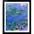 thumbnail image 1 of Water Lilies Red 28x34 Large Black Wood Framed Print Art by Claude Monet, 1 of 2